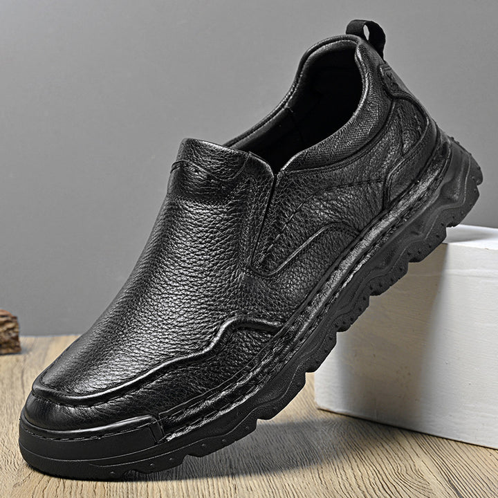 Atlas Genuine Leather Slip-On Shoes