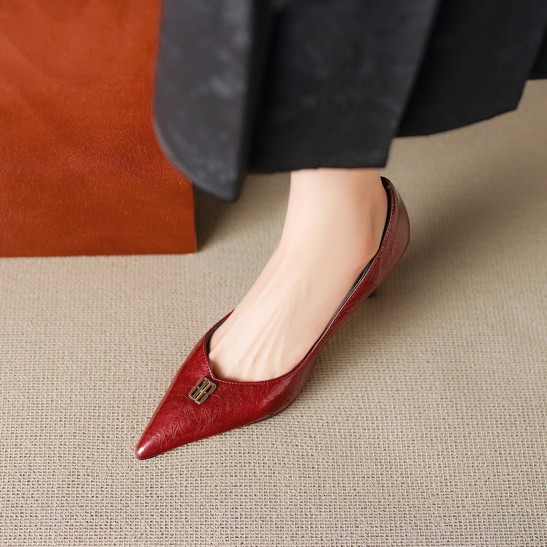 Blair Genuine Leather Heels
