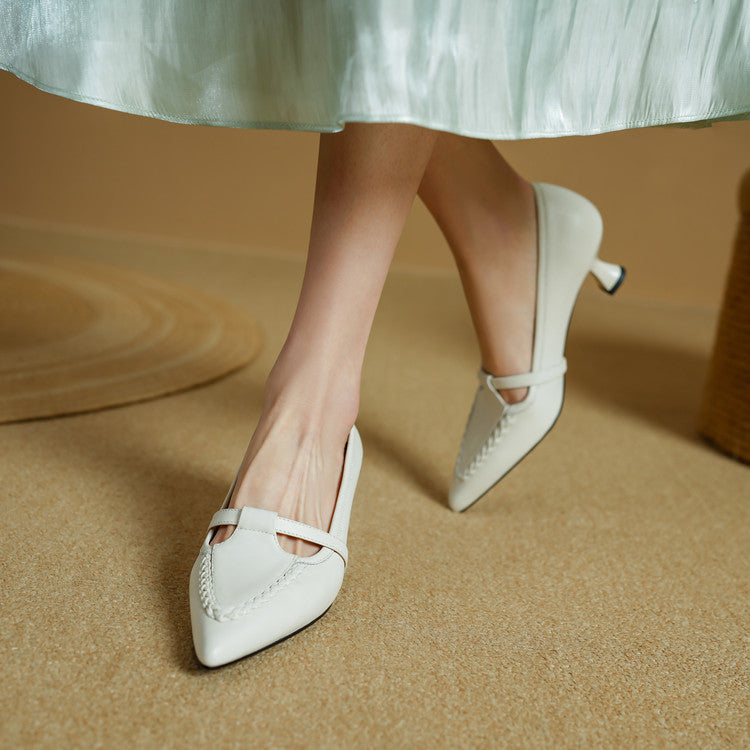 Orel Genuine Leather Heels