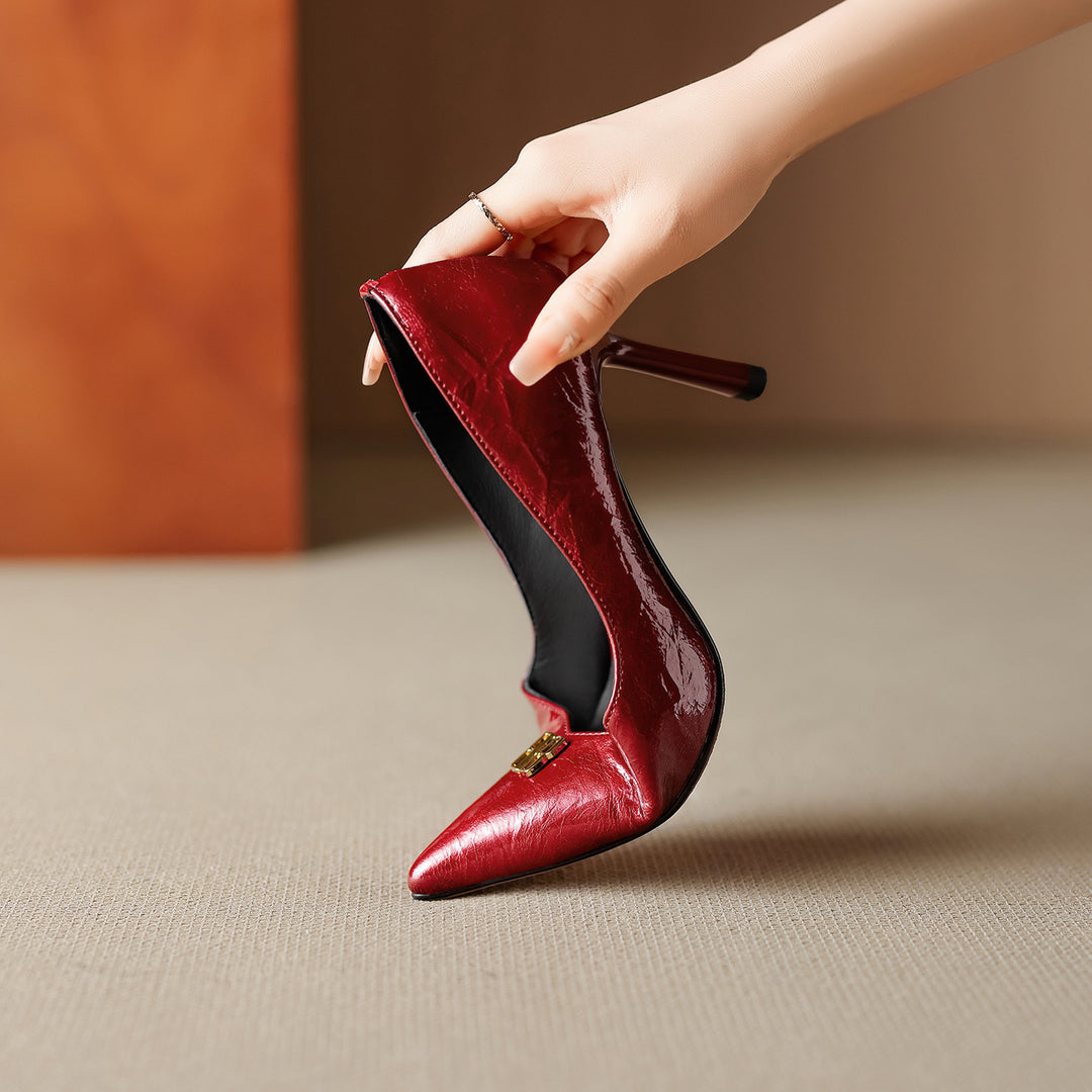 Blair Genuine Leather Heels