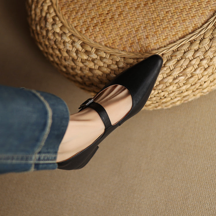 Orya Genuine Leather Heels
