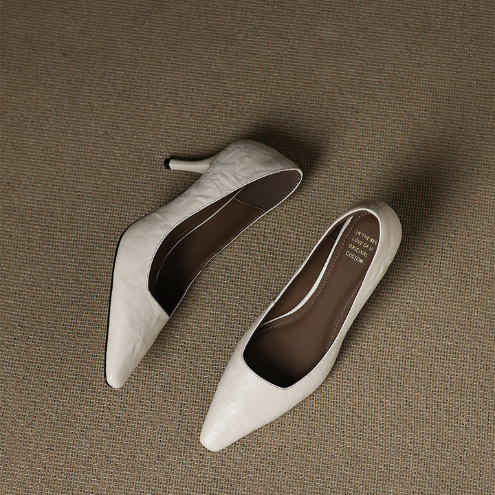 Enne Genuine Leather Heels