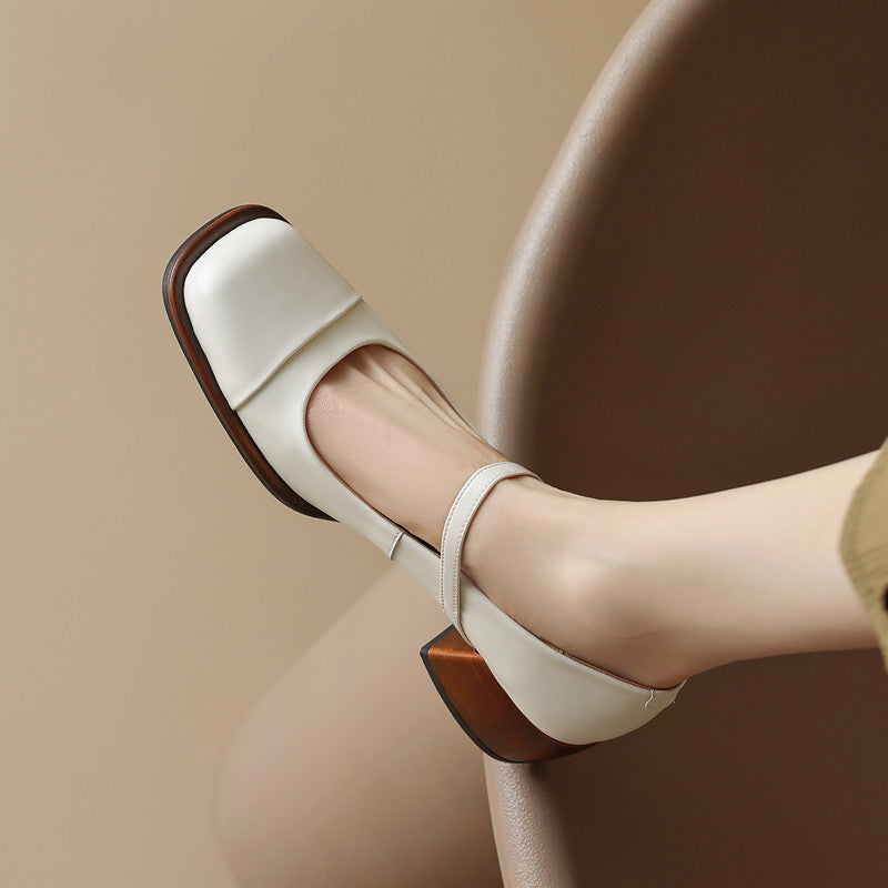 Erel Genuine Leather Heels