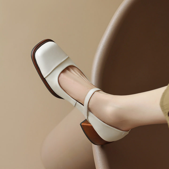Erel Genuine Leather Heels