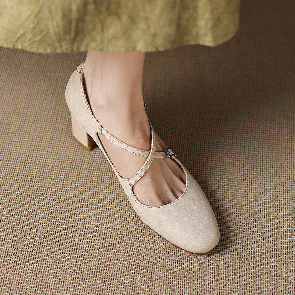 Orrel Genuine Leather Heels