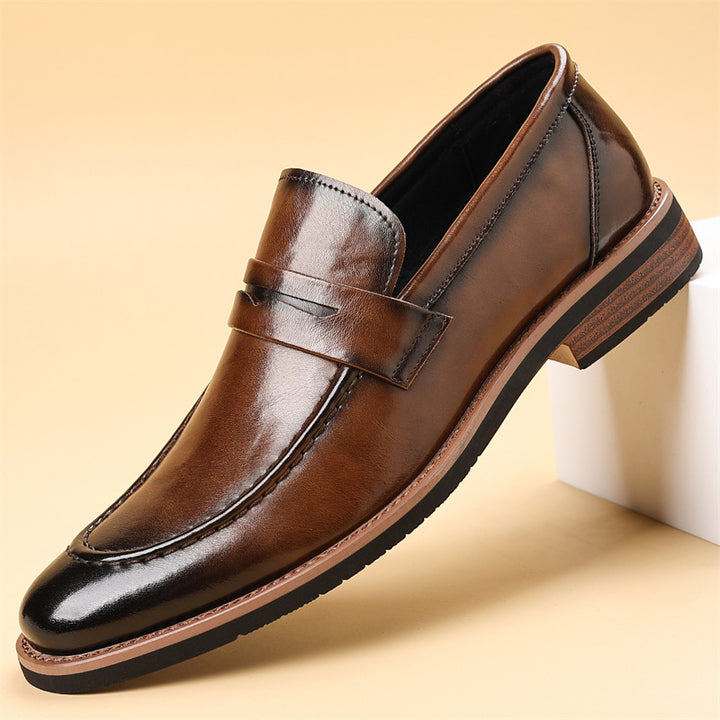 Lurex Genuine Leather Loafers