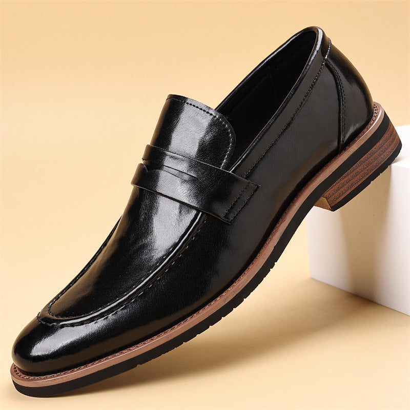 Lurex Genuine Leather Loafers