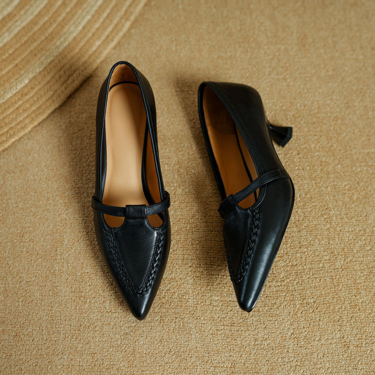 Orel Genuine Leather Heels
