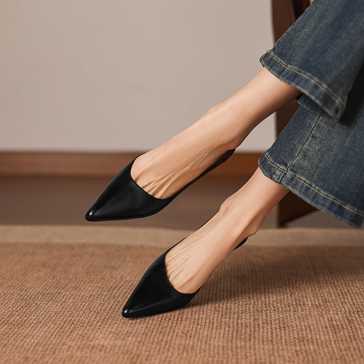 Relle Genuine Leather Heels