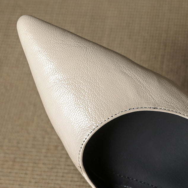 Viora Genuine Leather Heels