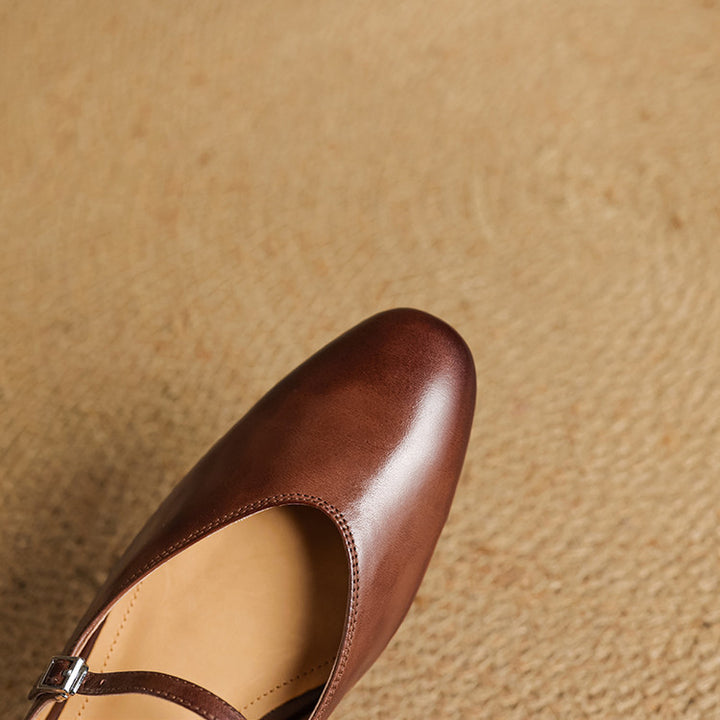Marvyn Genuine Leather Mules
