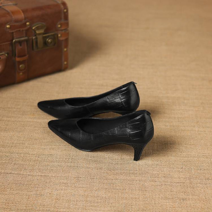 Nea Genuine Leather Heels
