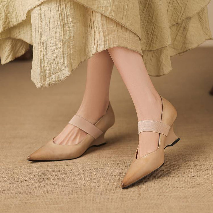 Tiera Genuine Leather Heels