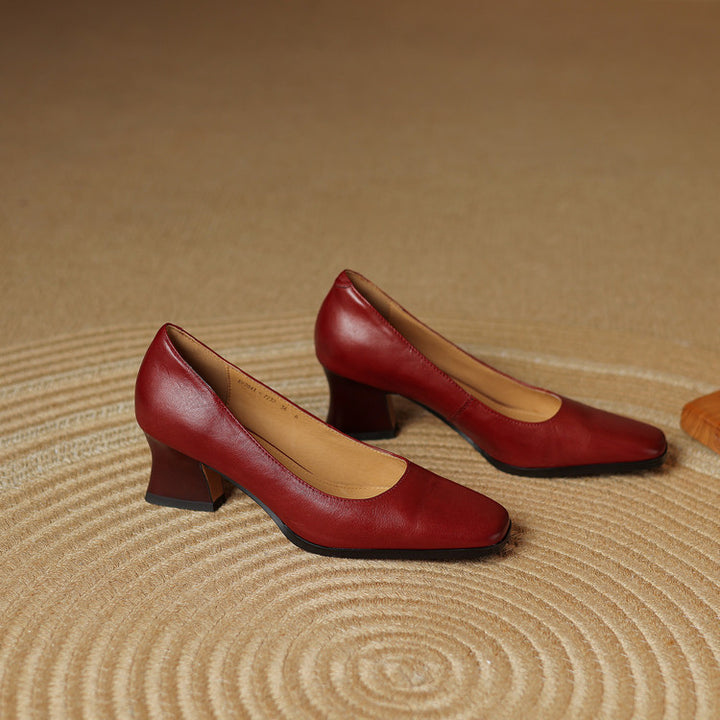 Arlix Genuine Leather Heels