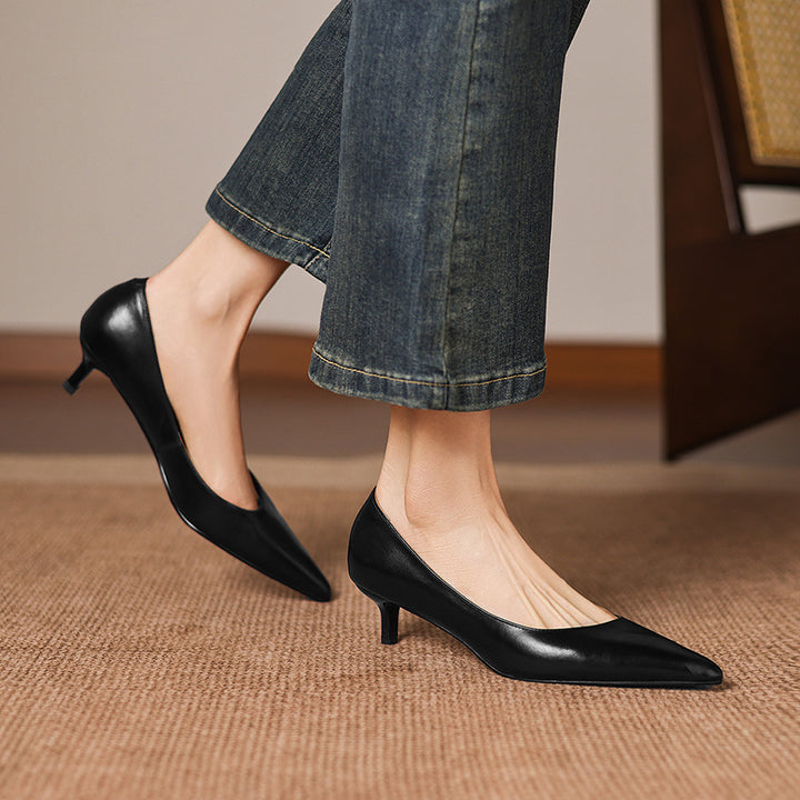 Relle Genuine Leather Heels