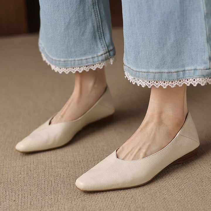 Darsi Genuine Leather Flats