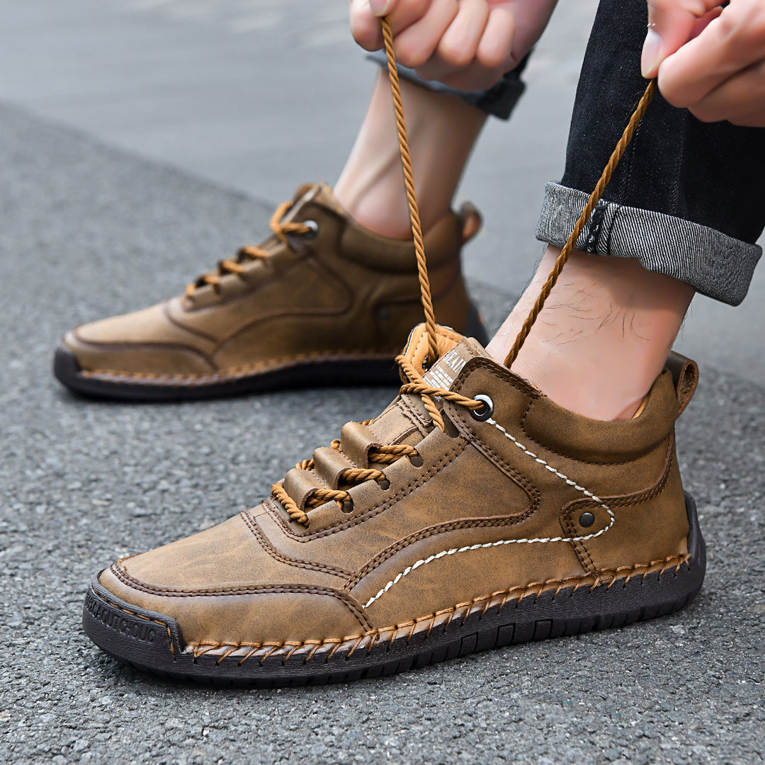 Calyx Genuine Leather Lace Up Shoes