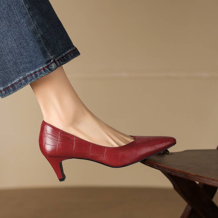 Nea Genuine Leather Heels