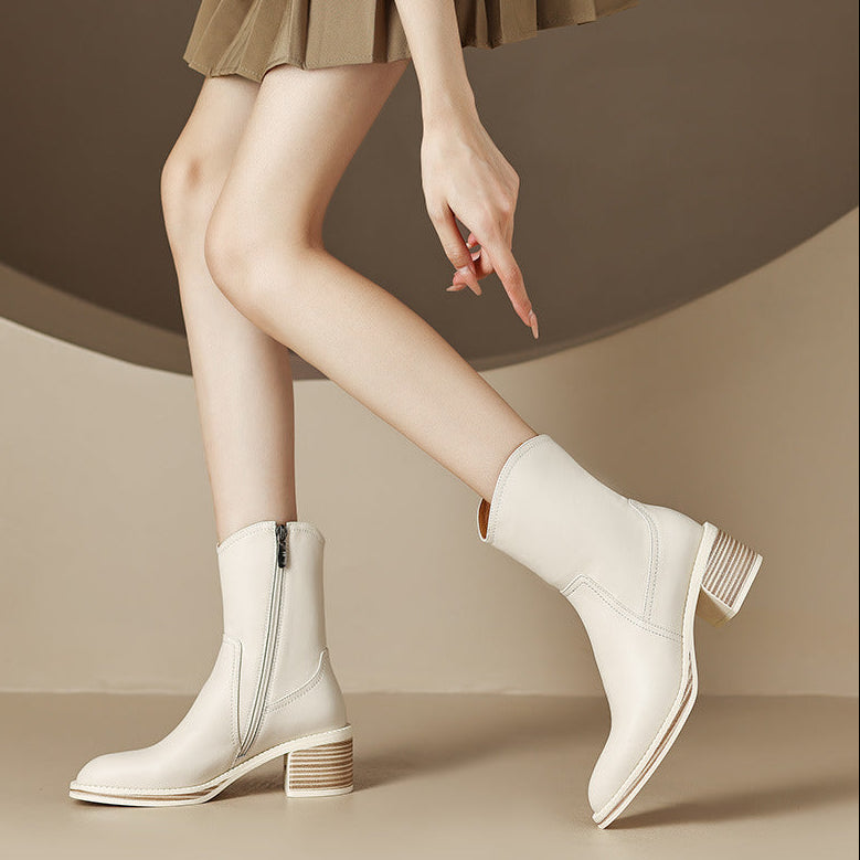 Zaria Genuine Leather Boots
