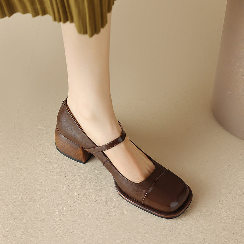 Erel Genuine Leather Heels
