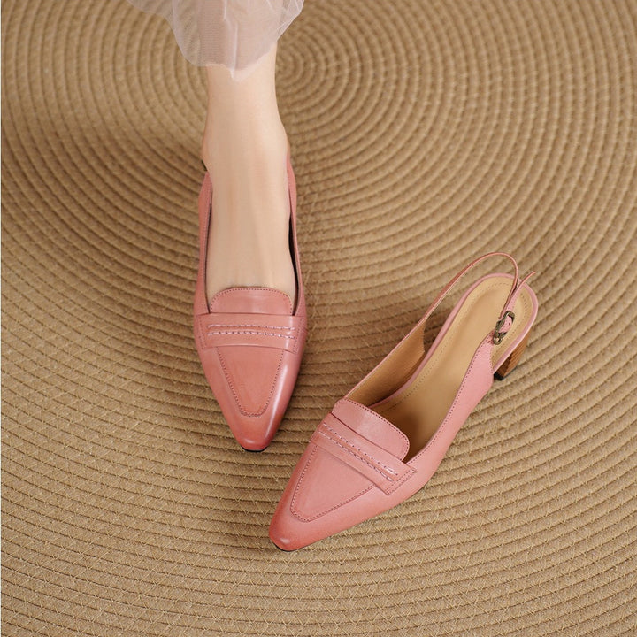 Rema Genuine Leather Heels