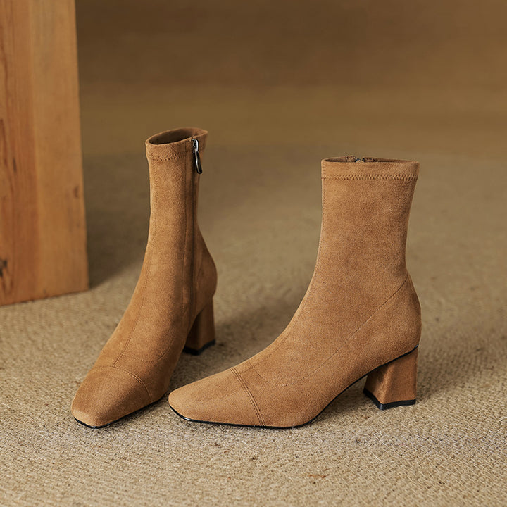 Aelis Genuine Suede Boots