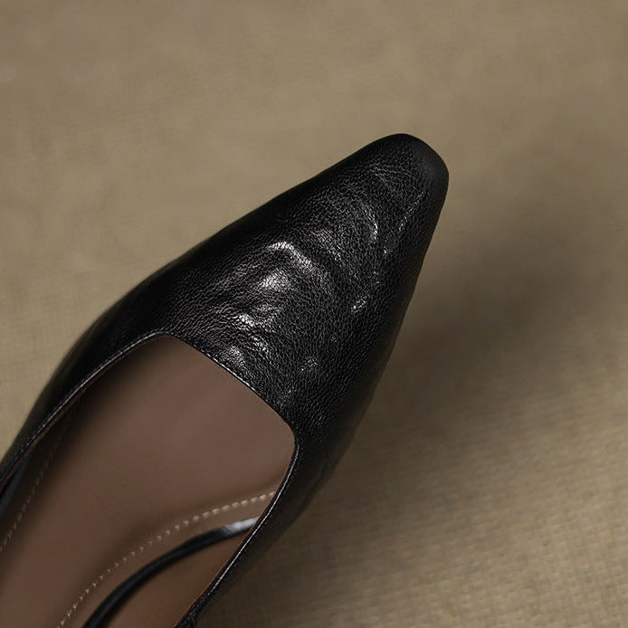 Enne Genuine Leather Heels