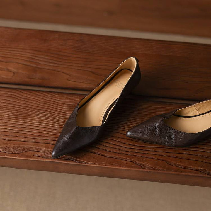 Emry Genuine Leather Pumps
