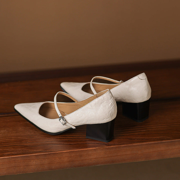 Orvia Genuine Leather Heels