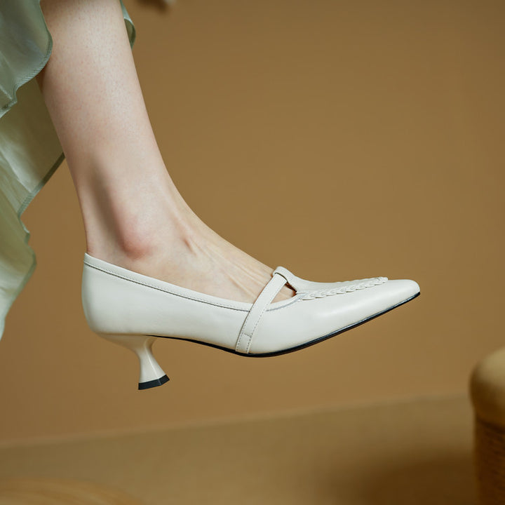 Orel Genuine Leather Heels