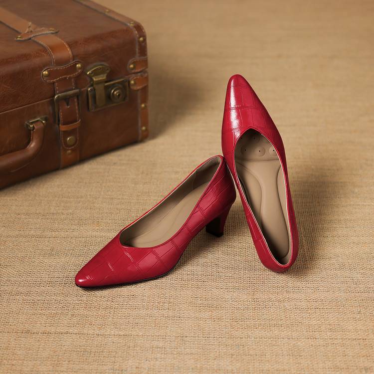 Nea Genuine Leather Heels