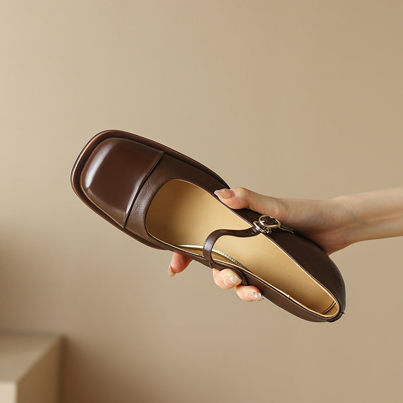 Erel Genuine Leather Heels