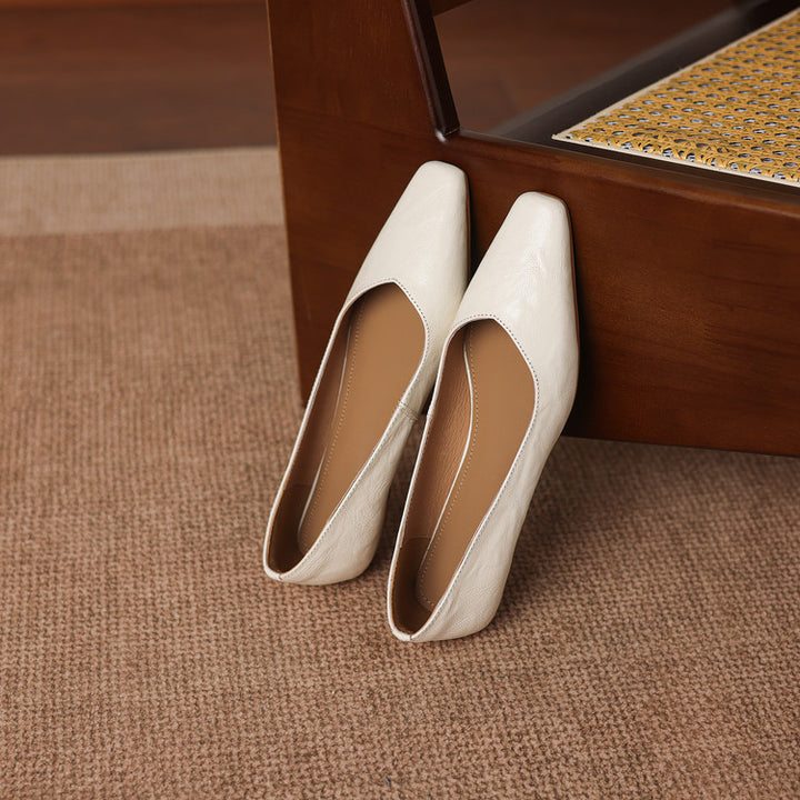 Milan Genuine Leather Flats