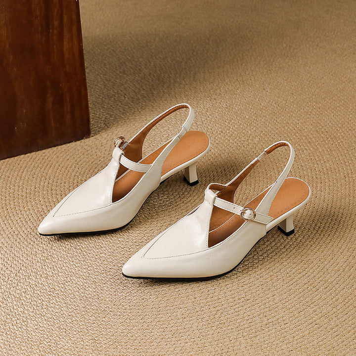 Loren Leather Heels