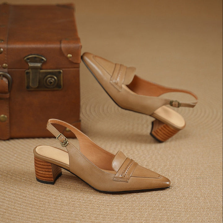Rema Genuine Leather Heels