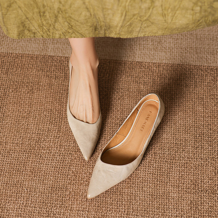 Relle Genuine Leather Heels