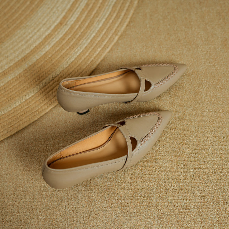 Orel Genuine Leather Heels