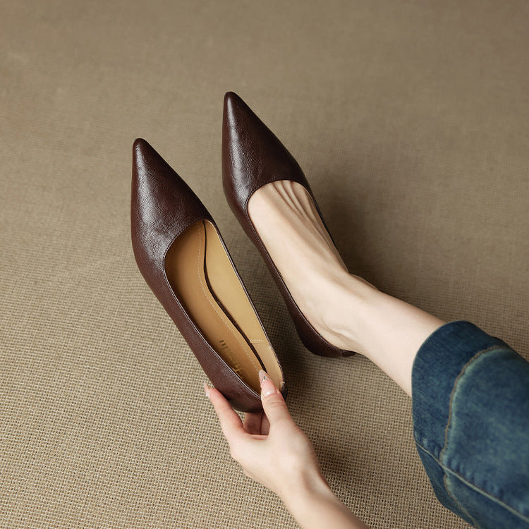 Aeris Genuine Leather Heels