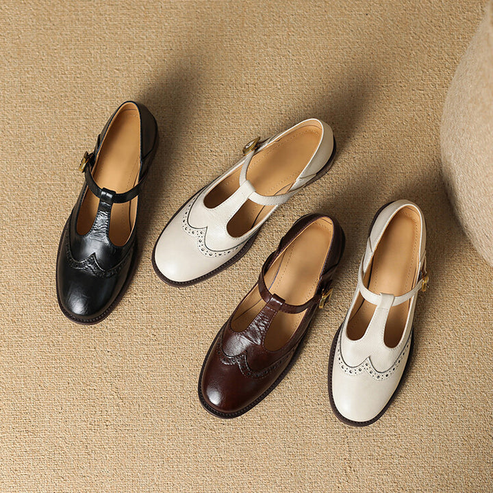 Myra Genuine Leather Shoes