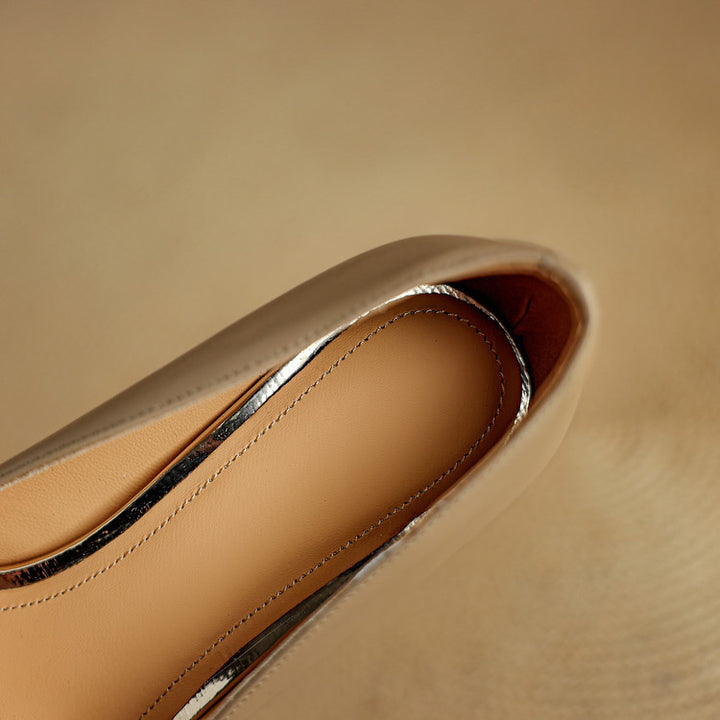 Valea Genuine Leather Heels