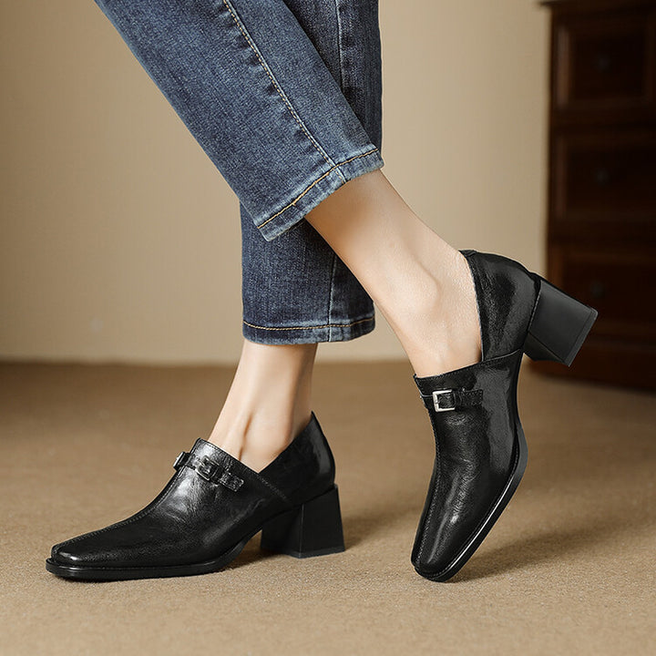 Ekra Genuine Leather Heels