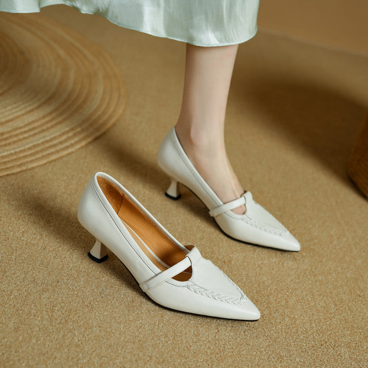 Orel Genuine Leather Heels