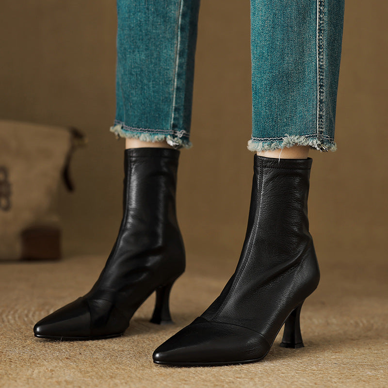 Alyn Genuine Leather Boots