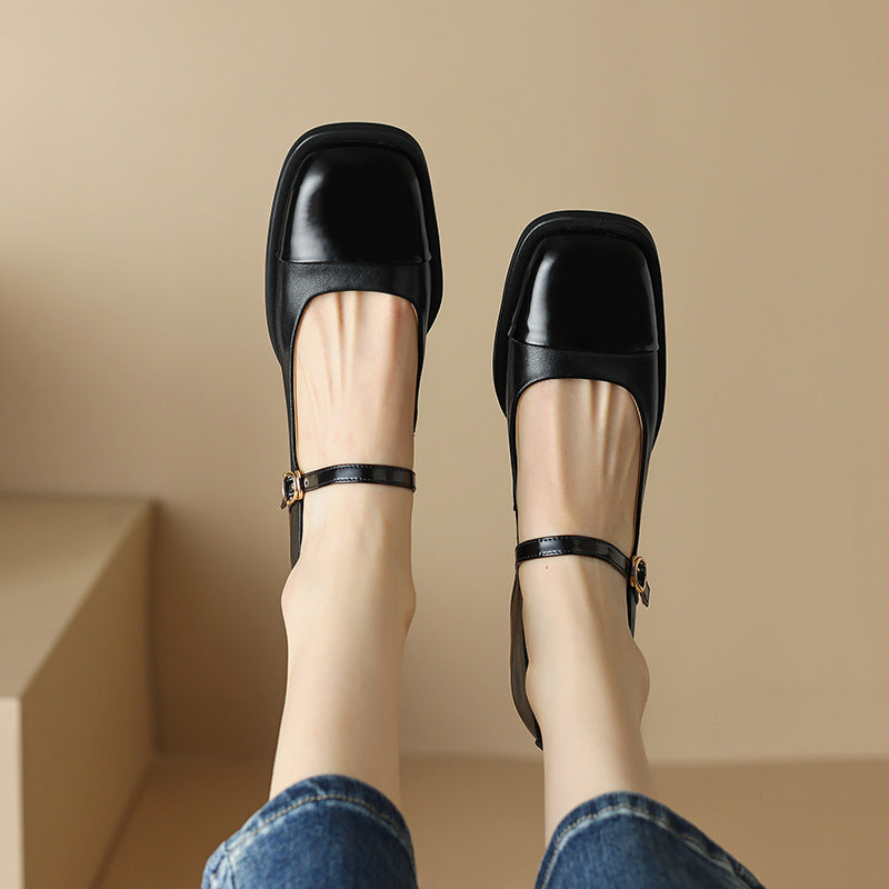 Erel Genuine Leather Heels