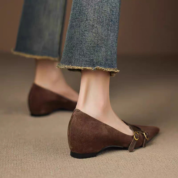 Ryla Genuine Suede Loafers