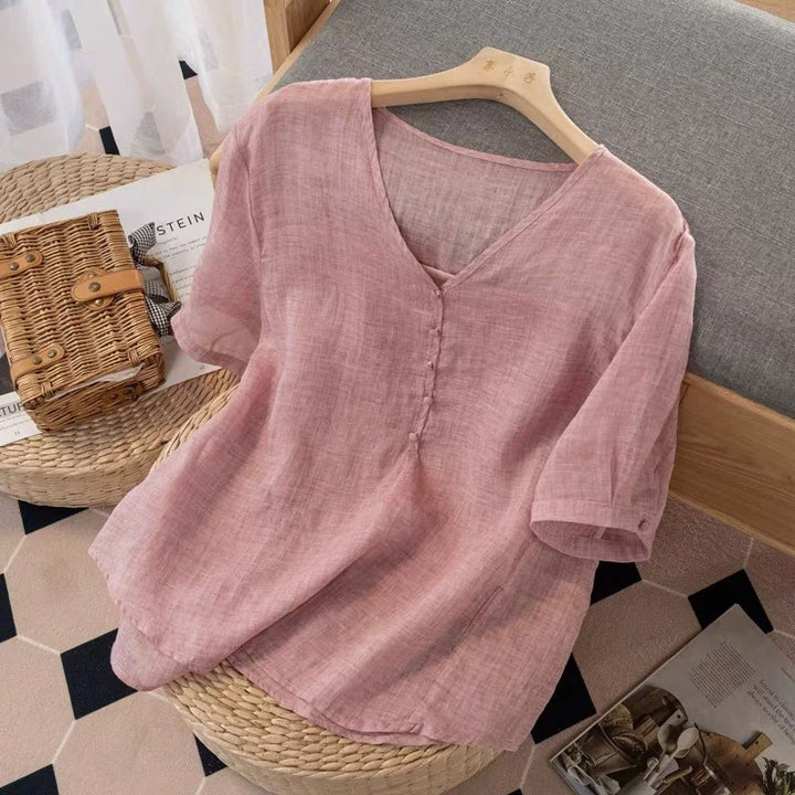 Mayla Linen Blouse