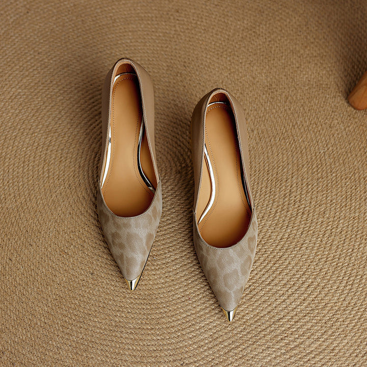 Valea Genuine Leather Heels