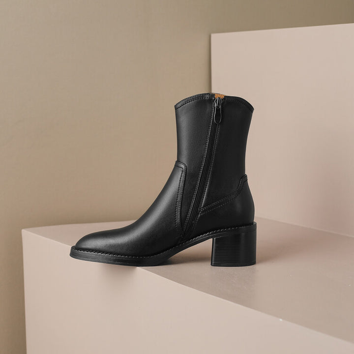Zaria Genuine Leather Boots