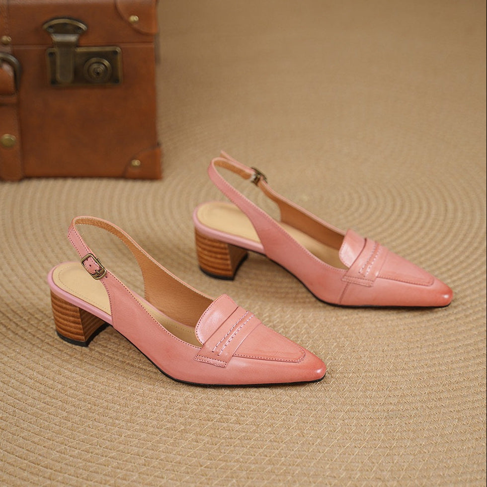 Rema Genuine Leather Heels