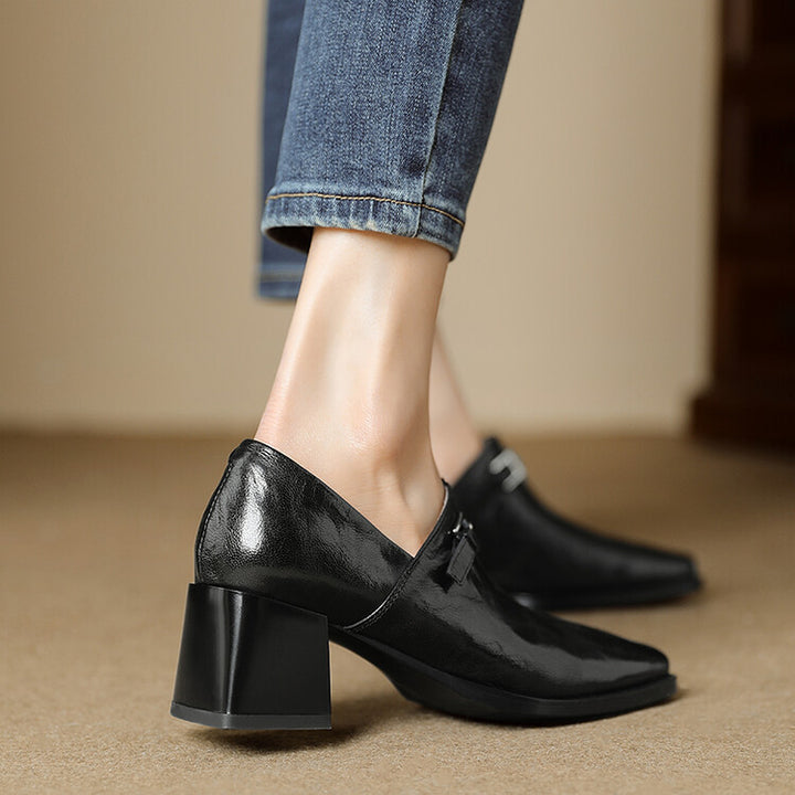 Ekra Genuine Leather Heels